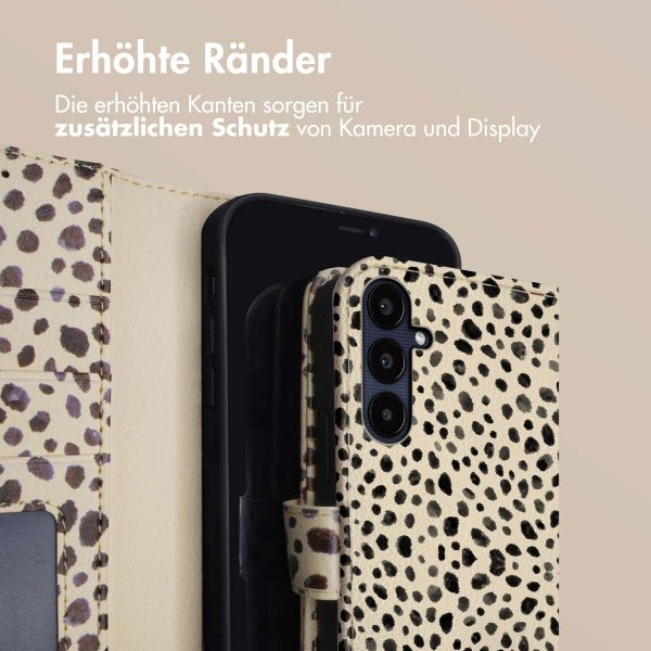 imoshion Design Klapphülle Samsung Galaxy A35 - Black And White Dots