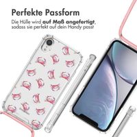 imoshion Design Hülle mit Band Apple iPhone Xr - Crab Watercolor