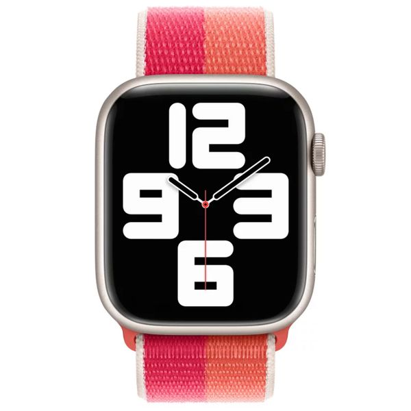 Apple Sport Loop Armband für das  Apple Watch Series 1 t/m 9 / SE (38/40/41 mm) | Series 10 / 11 (42 mm) - Nectarine