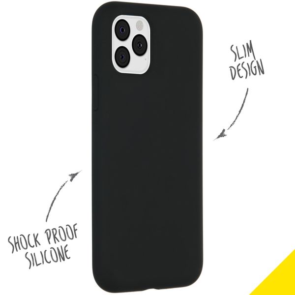 Accezz Liquid Silikoncase Apple iPhone 11 Pro - Schwarz
