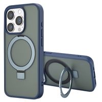 Accezz Ring Stand Backcover mit MagSafe Apple iPhone 15 Pro - Blau