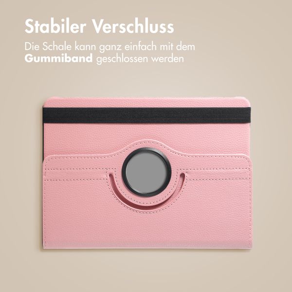 imoshion 360° drehbare Klapphülle Samsung Galaxy Tab A11 Plus - Rosa