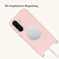 Selencia Rivièra Backcover mit MagSafe mit abnehmbaren Haken Samsung Galaxy A36 / A56 - Sorbet Pink