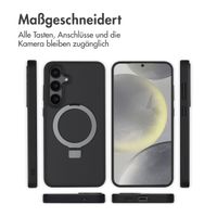 Accezz Ring Stand Backcover mit MagSafe Samsung Galaxy S24 Plus - Schwarz