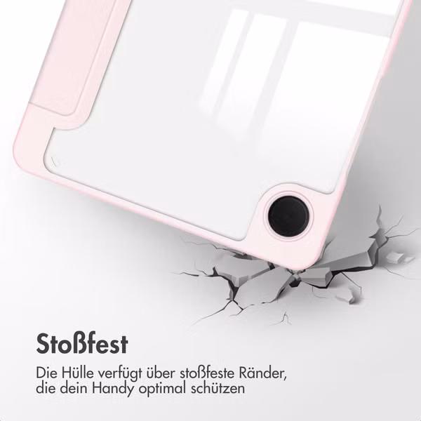 imoshion Trifold Hardcase Klapphülle Samsung Galaxy Tab A11 Plus - Rosa