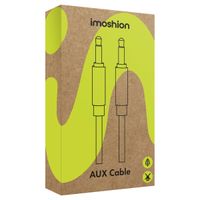 imoshion ﻿AUX-Kabel - 3,5 mm/Kabel für Audiobuchse- Stecker auf Stecker - 1 Meter - Schwarz