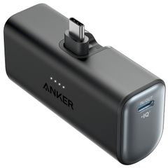 Anker Nano Powerbank mit integriertem USB-C-Stecker - 5.000 mAh - Schwarz