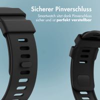 imoshion Silikonband für Xiaomi Smart Band 9 / 8 Pro / Redmi Watch 6 / 5 / 4 - Schwarz