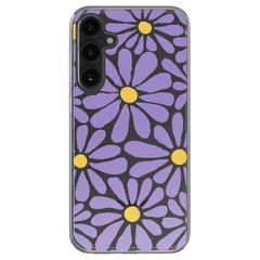 imoshion  Design Hülle für das Samsung Galaxy S23 FE - Tropical Violet Flowers Connect