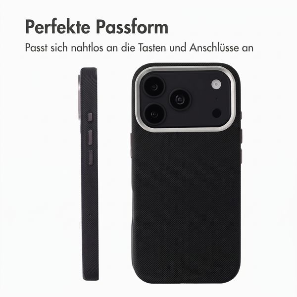 Accezz Mesh Backcover mit MagSafe Apple iPhone 17 Pro - Schwarz