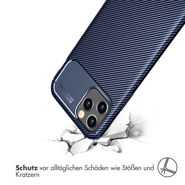 imoshion Carbon-Hülle für das iPhone 12 Pro Max - Blau