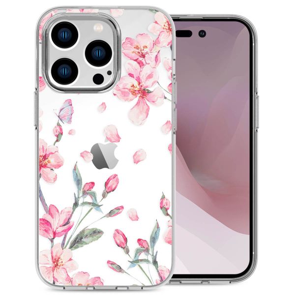 imoshion Design Hülle iPhone 14 Pro - Blossom Watercolor
