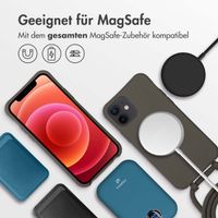 imoshion Color Backcover mit abtrennbarem Band MagSafe für das iPhone 12 (Pro) - Black Coffee