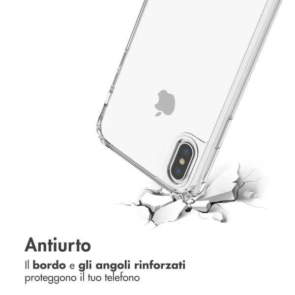 imoshion Back Cover mit Band + Armband Apple iPhone X / Xs - Perlenherzen