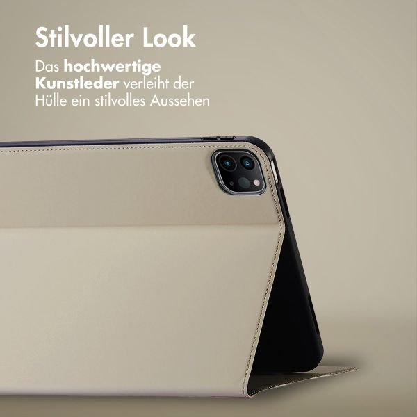 Accezz Classic Klapphülle Apple iPad Pro 11 (2018/2020/2021/2022) / Air 5 (2022) / Air 4 (2020) - Greige