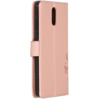 Kleeblumen Klapphülle Roségold für das Nokia 2.3