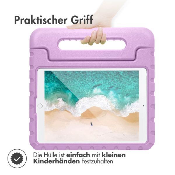 imoshion Schutzhülle mit Handgriff kindersicher für das iPad 9 (2021) 10.2 Zoll / iPad 8 (2020) 10.2 Zoll / iPad 7 (2019) 10.2 Zoll - Lila