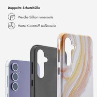 Selencia Vivid Back Cover Samsung Galaxy S23 FE - Chic Marble Gold