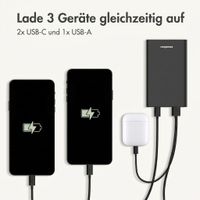 imoshion Ultra Series Aluminium Powerbank 20.000 mAh - Schnellladen bis 33W - Black
