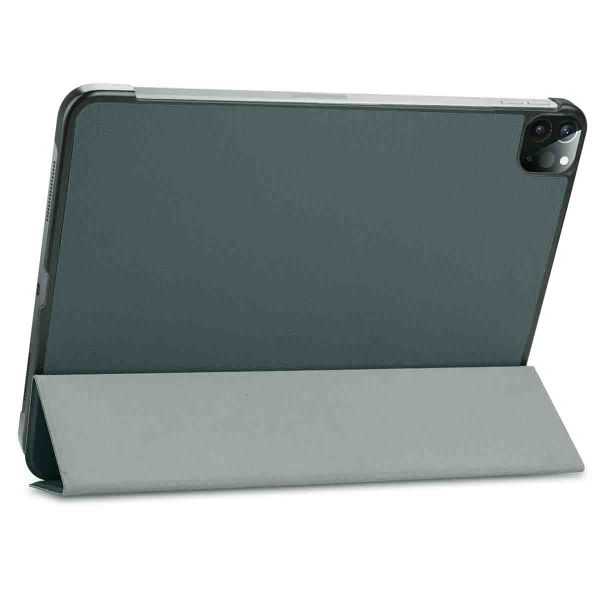 imoshion Trifold Klapphülle Apple iPad Pro 12.9 (2018/2020/2021/2022) - Dunkelgrün