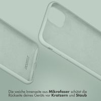 Accezz Liquid Silikoncase für das iPhone Xr - Hellblau