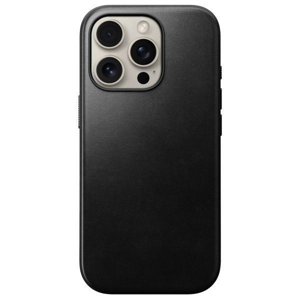 Nomad Modern Horween Leather Case für das iPhone 16 Pro - Black