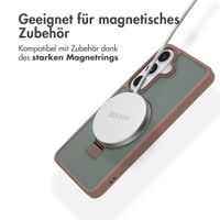 Accezz Ring Stand Backcover mit MagSafe Samsung Galaxy S26 - Braun