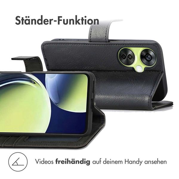 imoshion Luxuriöse Klapphülle OnePlus Nord CE 3 / CE 3 Lite - Schwarz