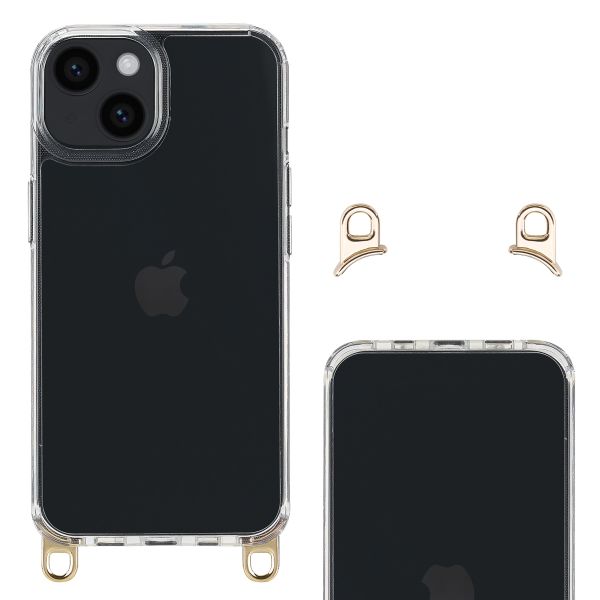 Selencia Backcover mit abnehmbaren Haken Apple iPhone 13 - Transparent
