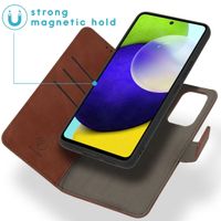 imoshion Entfernbare 2-1 Luxus Klapphülle Samsung Galaxy A53 - Braun