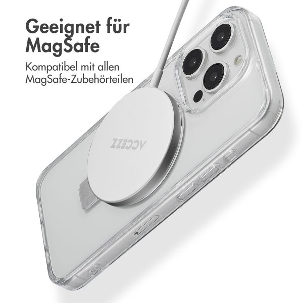 Accezz Ring Stand Backcover mit MagSafe Apple iPhone 15 Pro - Transparent