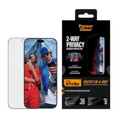 PanzerGlass Ultra Wide Fit FastFit in-a-box Privacy Screen Protector Apple iPhone 18 Pro Max