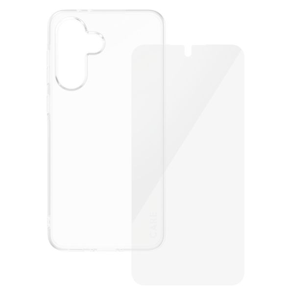 CARE by PanzerGlass Fashion Backcover XR + Ultra-Wide Fit Displayschutz mit Applikator Samsung Galaxy A56 - Transparent