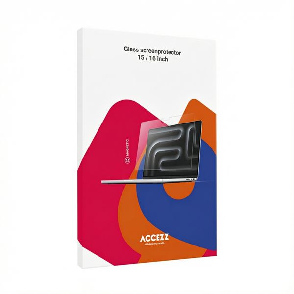 Accezz Gehärtetem Glas Displayschutzfolie Apple MacBook Air 15 Zoll (2023 / 2024 M3 chip / 2025 M4 chip)