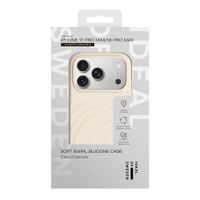 iDeal of Sweden Soft Swirl Silicone MagSafe Hülle Apple iPhone 17 Pro Max - Cloud Dancer