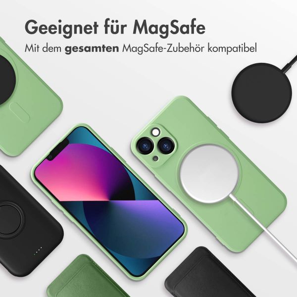 imoshion Color Back Cover mit MagSafe für das iPhone 13 Mini - Grün