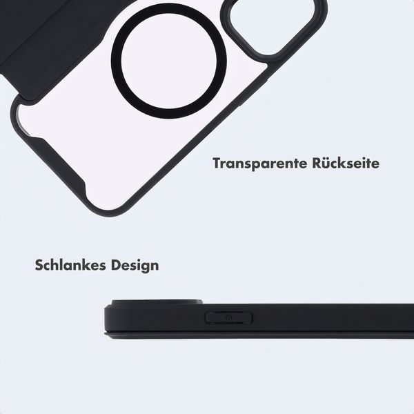 imoshion Transparente Bookcase mit MagSafe Apple iPhone 14 / 13 - Schwarz