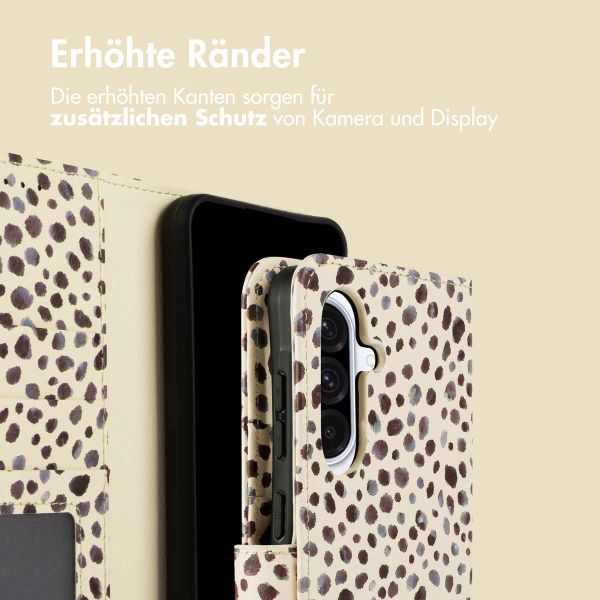 imoshion Design Klapphülle Samsung Galaxy A36 - Black And White Dots