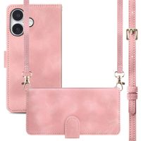 imoshion ﻿Klapphülle mit Kordel Apple iPhone 16 - Roze