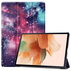 imoshion Design Trifold Klapphülle Galaxy Tab S8 Plus / S7 Plus / S7 FE 5G - Space