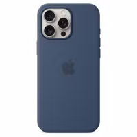 Apple Silikon-Case MagSafe für das Apple iPhone 16 Pro Max - Denim