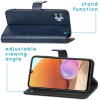 imoshion Luxuriöse Klapphülle Samsung Galaxy A32 (4G) - Dunkelblau