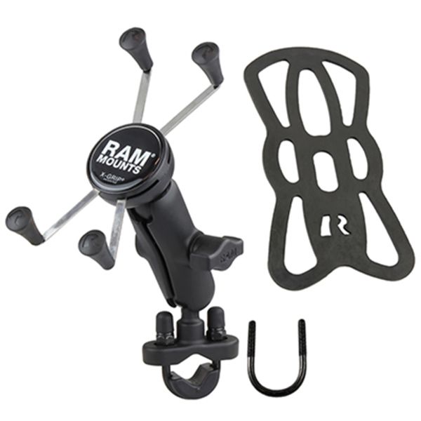 RAM Mounts X-Grip® U-Bolt handyhalterung Fahrrad/Motorrad/Scooter - Universal - Groß - Schwarz