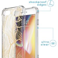 imoshion Design Hülle mit Band für das iPhone SE (2022 / 2020) / 8 / 7 - Golden Leaves