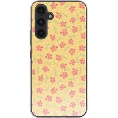 imoshion  Design Hülle für das Samsung Galaxy A54 - Sunny Yellow Petite Flowers