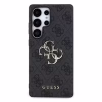 Guess 4G Metal Logo Back Cover Samsung Galaxy S25 Ultra - Schwarz