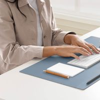 Uniq Hagen Wende-Büromatte - Blush Pink / Mist Green