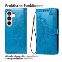 imoshion Mandala Klapphülle Samsung Galaxy S26 - Türkis