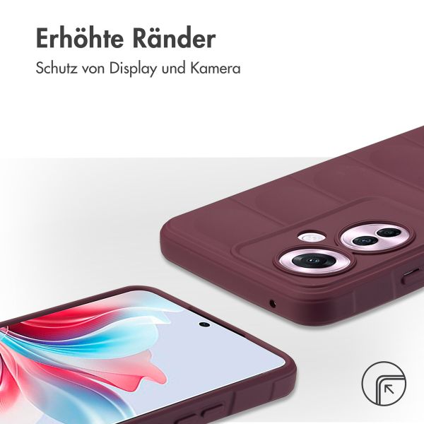 imoshion EasyGrip Backcover für das Oppo Reno 11 F - Aubergine