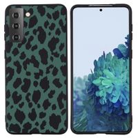 imoshion Design Hülle Samsung Galaxy S21 - Leopard - Grün / Schwarz